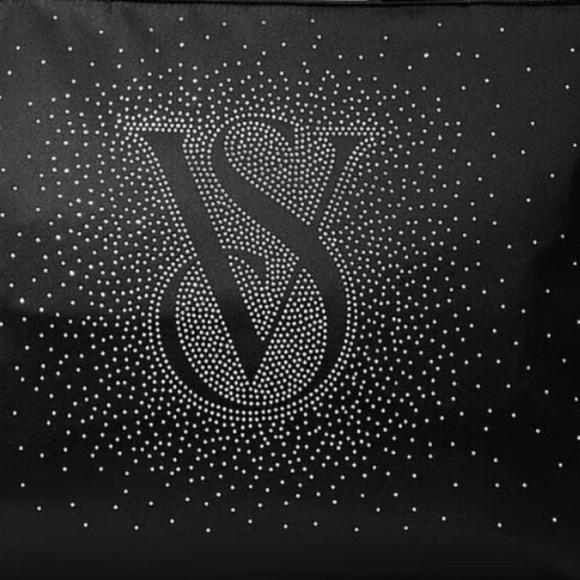 ✨🩶EUC! Victoria's Secret Satin Sparkle & Shine Tote Bag 🩶✨ - Picture 3 of 9